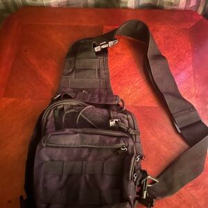 Black Tactical Sling Bag